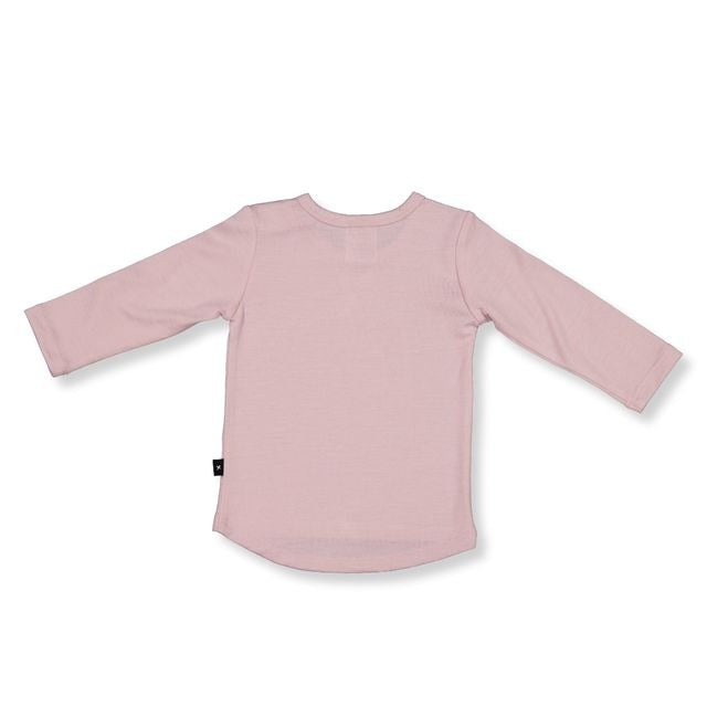 Wyatt Merino Long Sleeve Tee - Lilac Last Sizes Was $55 Now