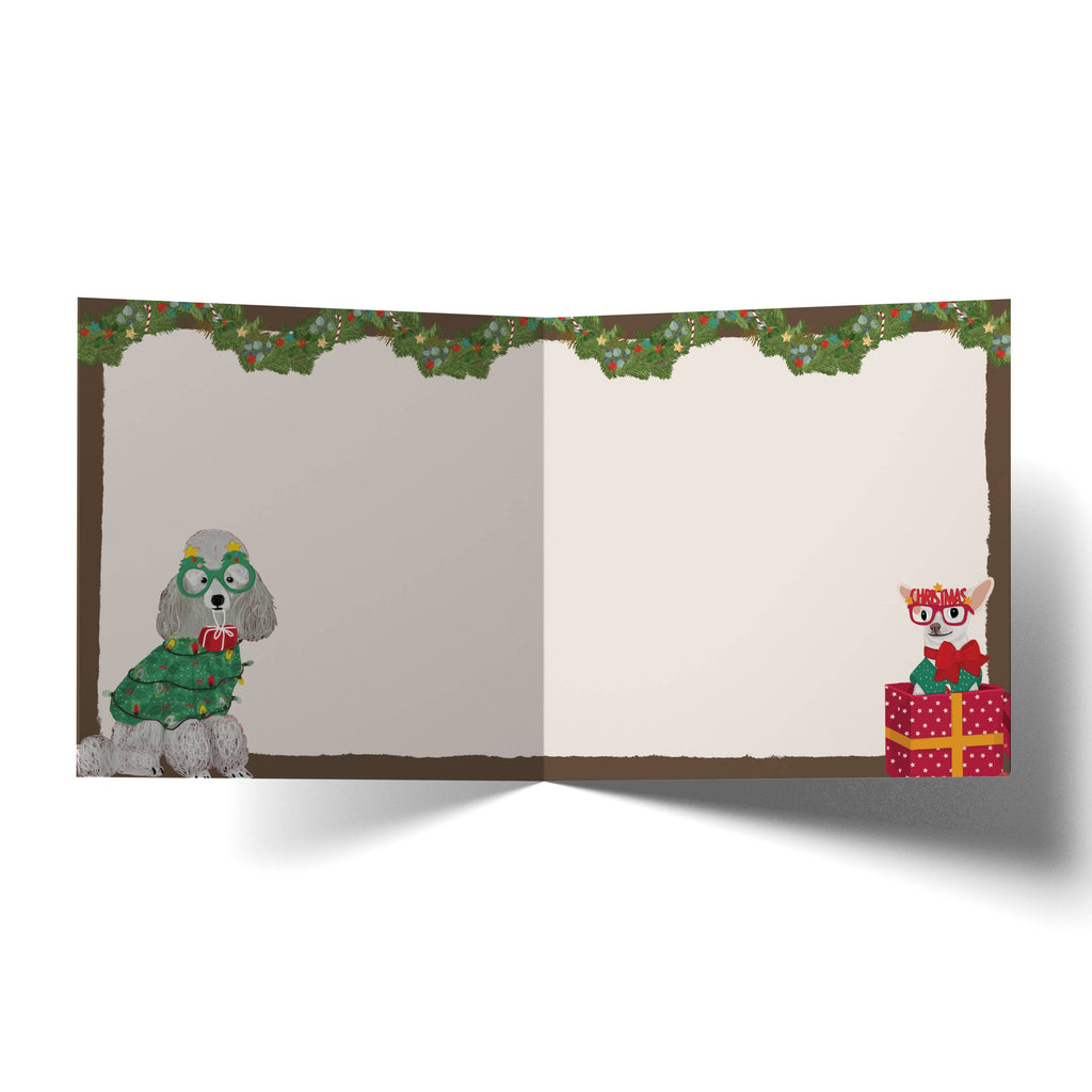 Family In Christmas Card