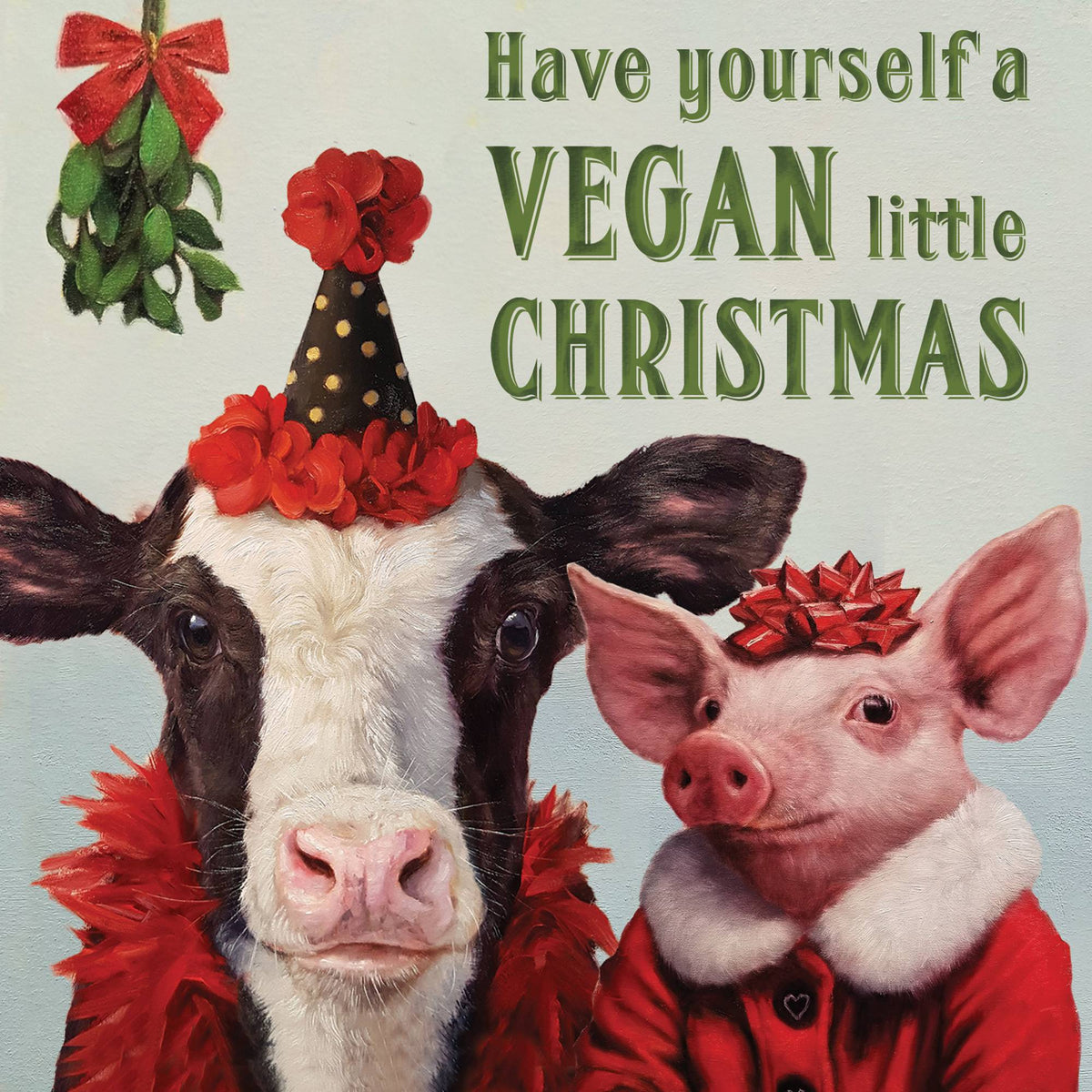Vegan  Christmas Card