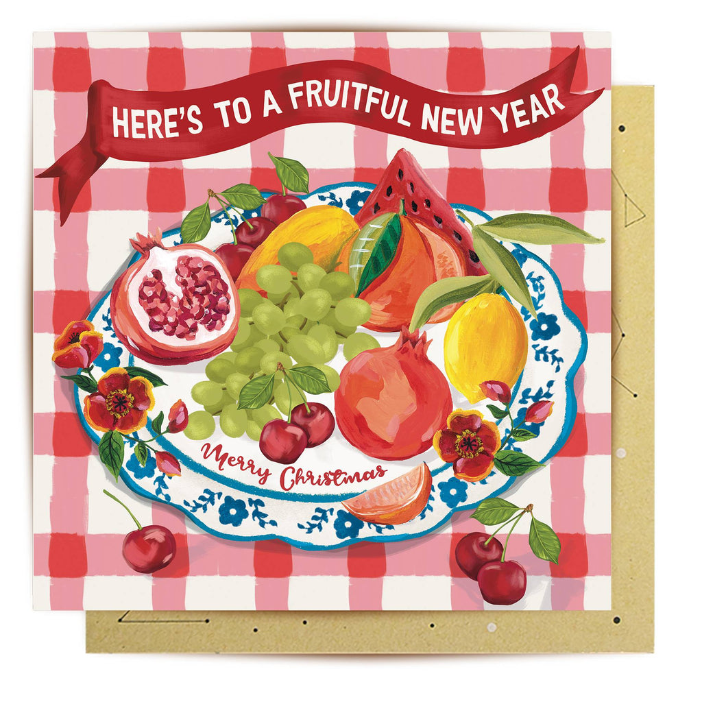 Fruitful New Year Christmas Card