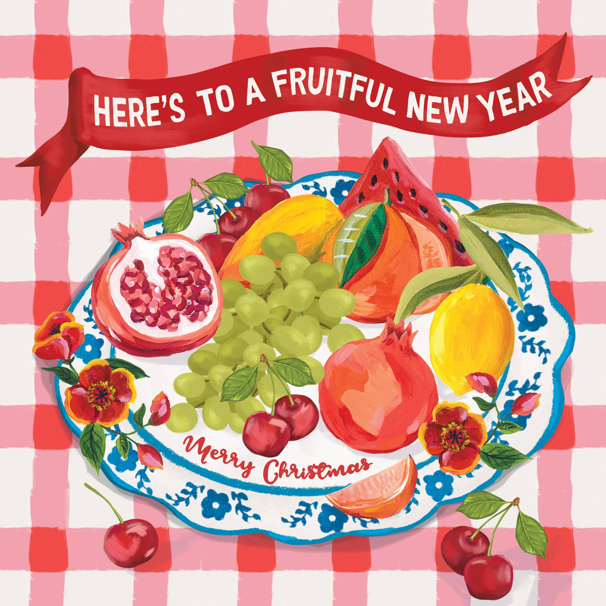 Fruitful New Year Christmas Card