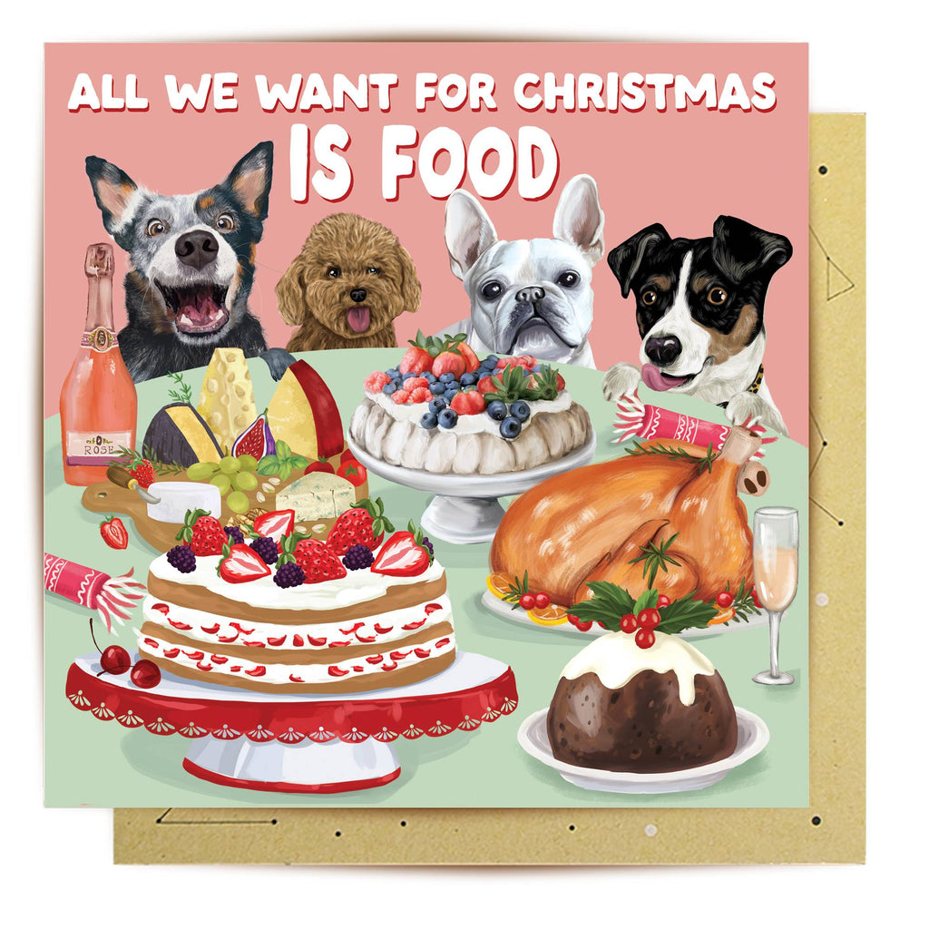 Food For Christmas Card