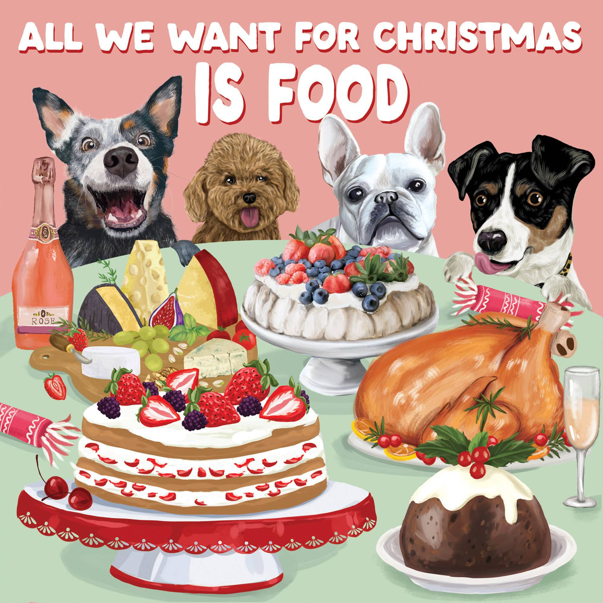 Food For Christmas Card