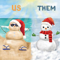 Us Them Christmas Card