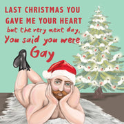 Gay  Christmas Card - Coming Soon