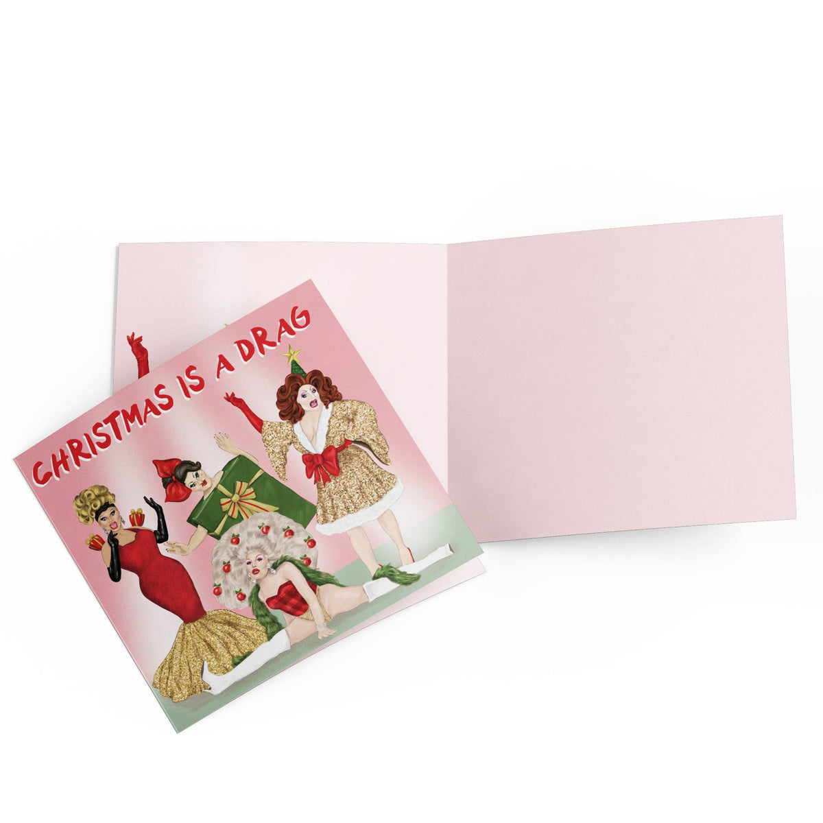 Christmas Drag Christmas Card