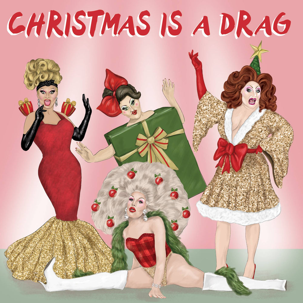 Christmas Drag Christmas Card
