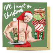 Ho Ho Hot Christmas Card