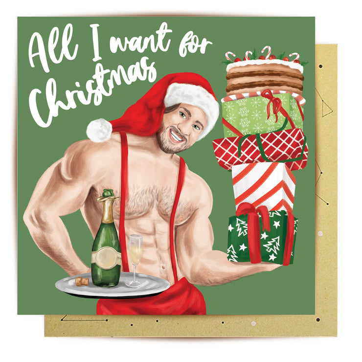 Ho Ho Hot Christmas Card