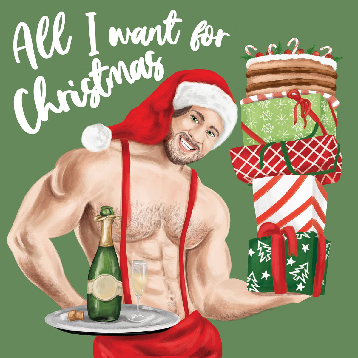 Wrong Entrance Christmas Card