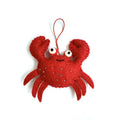 Xmas 26 Felt Decoration - Crab