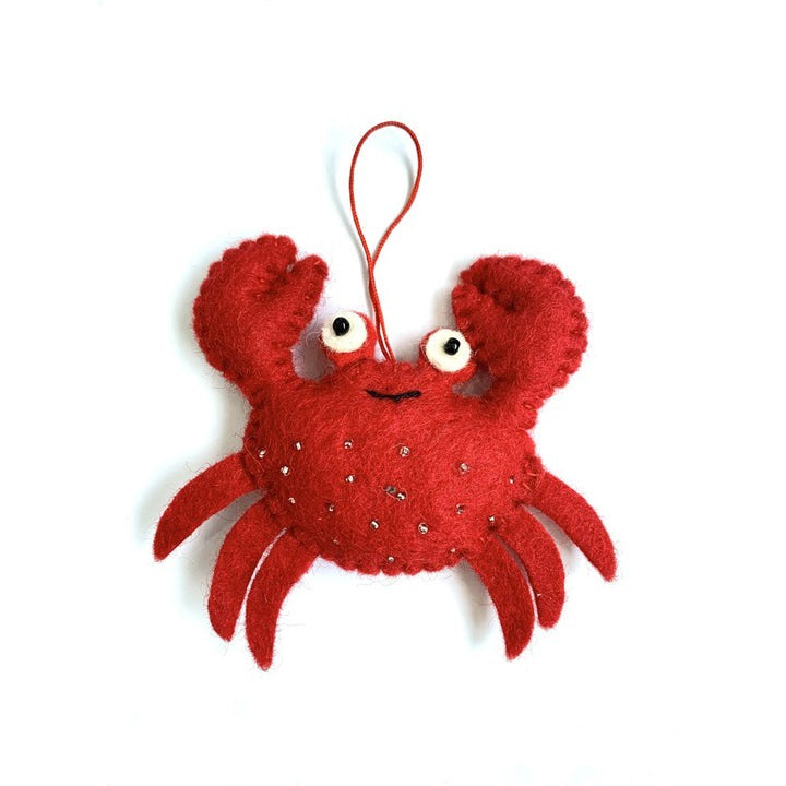 Xmas 26 Felt Decoration - Crab