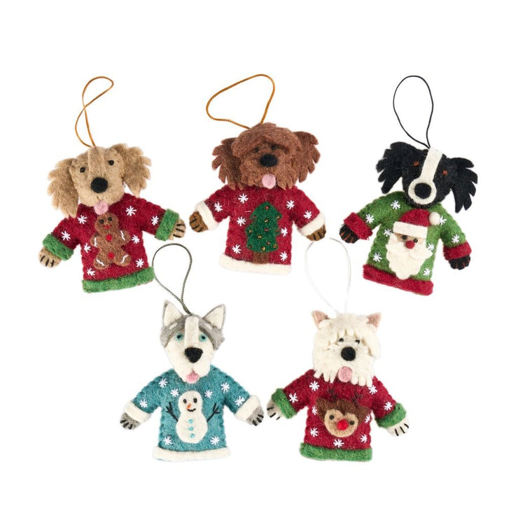 Xmas 25 Decoration: Westie Dog In Xmas Sweater
