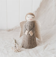 Xmas 25 Decoration: Angel Tree Topper Natural