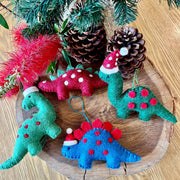 Xmas 25 Decoration: Blue Dinosaur