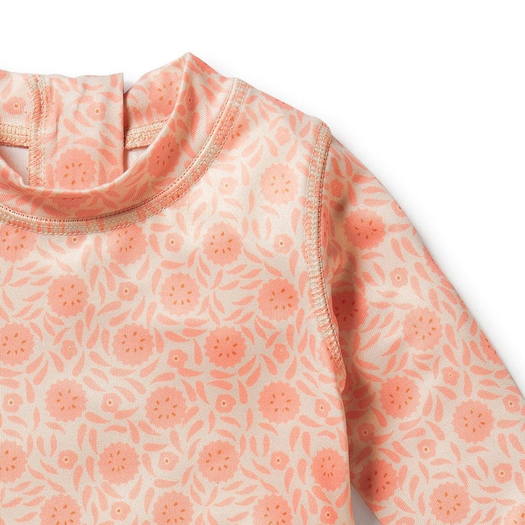 Amelie Floral Long Sleeve Swimsuit Last One Was $75 Now