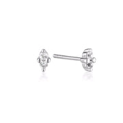 Silver Birth Stone Earrings