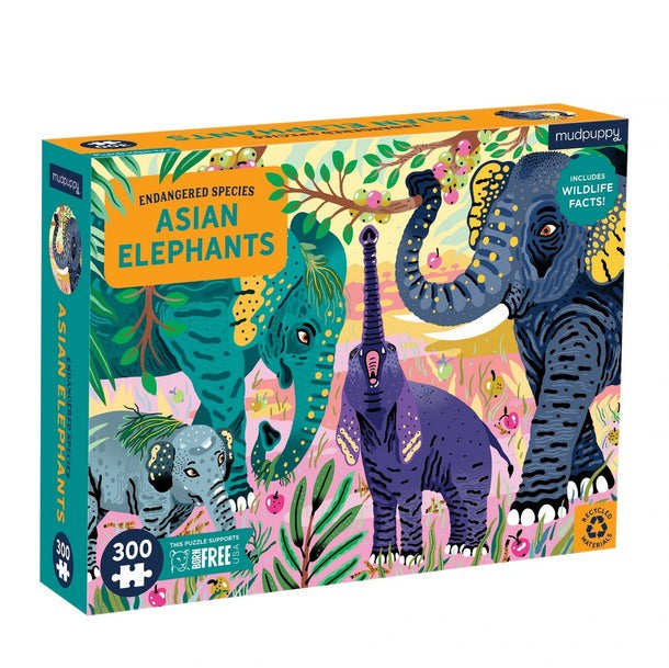 Asian Elephants 300pc Puzzle
