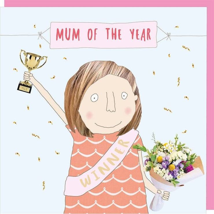 Mum Of The Year Card