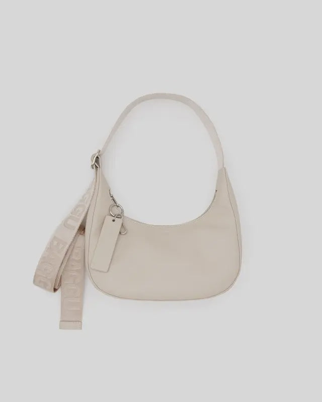 Baggu Recycled Leather Crescent Bag - Small