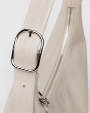 Baggu Recycled Leather Shoulder Bag - Stone
