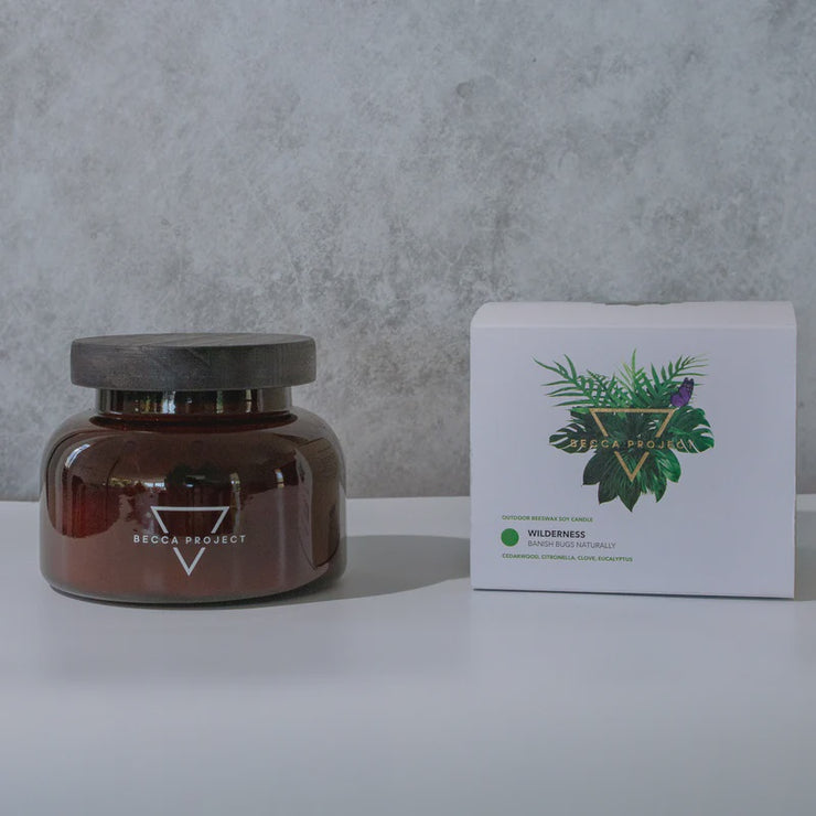 Natural Beeswax Soy Candles - Wilderness Large