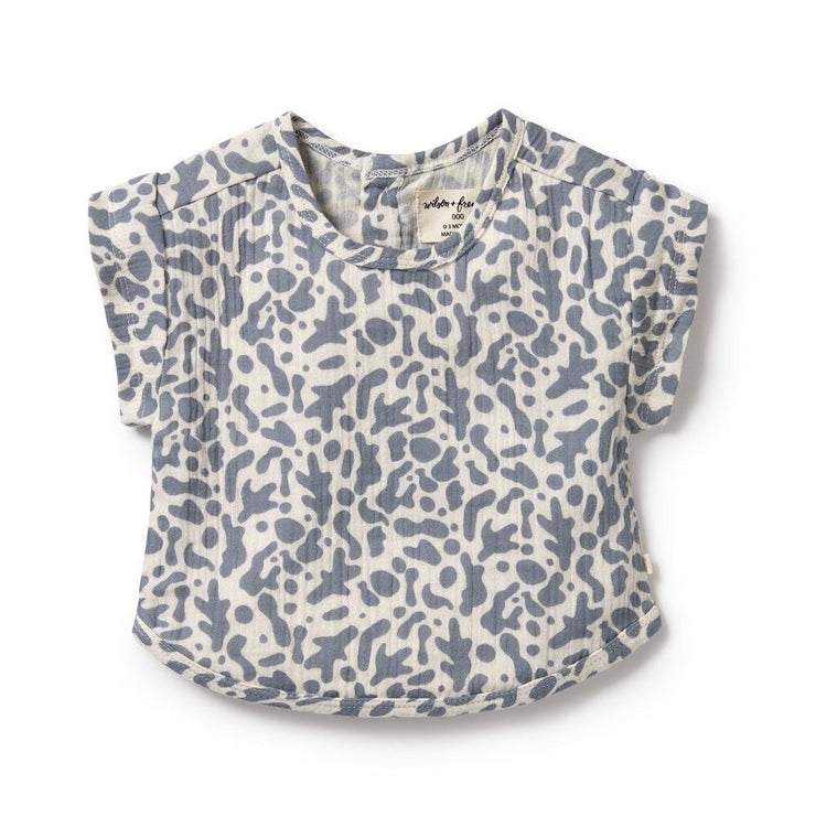 Blue Coral Organic Crinkle Tee Was $39.90 Now