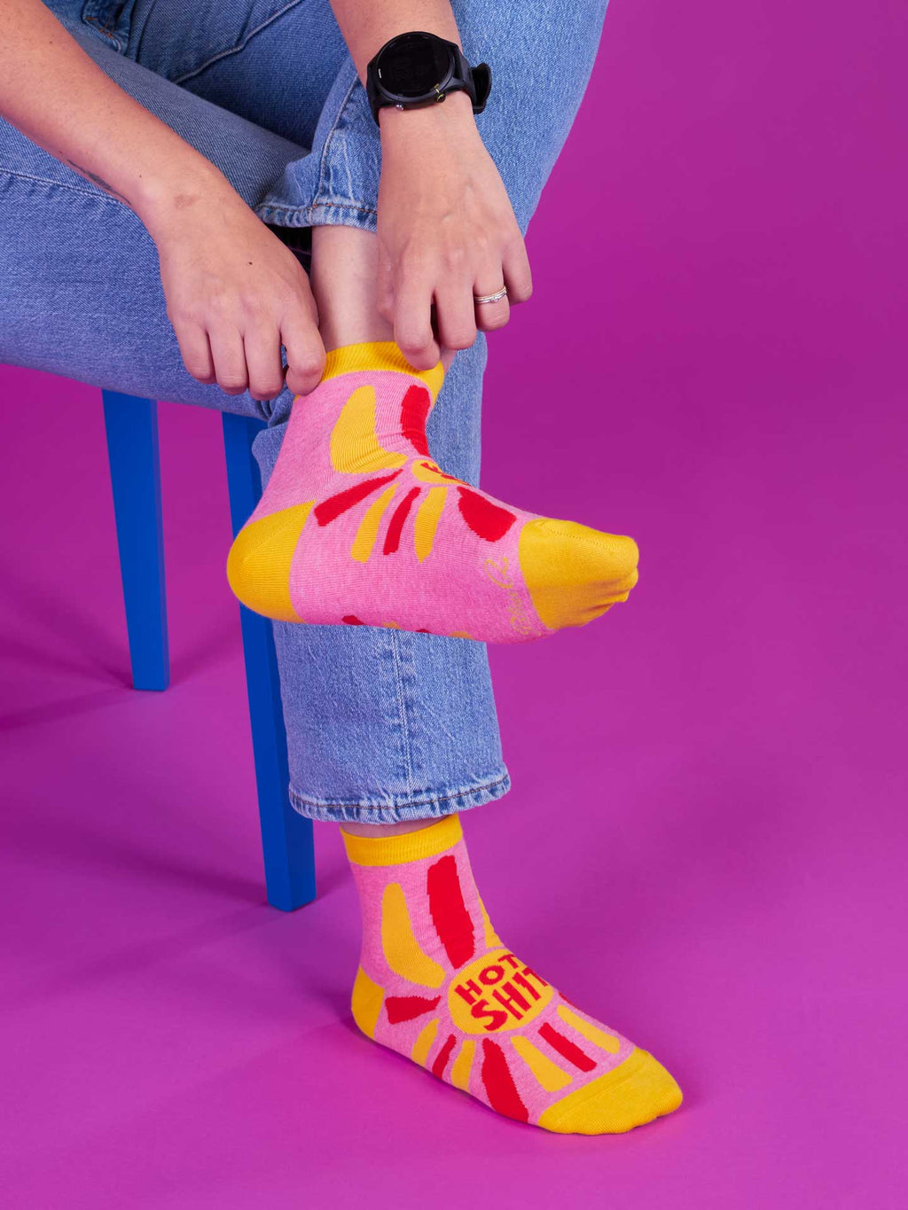Womens Ankle Socks - Hot Shit