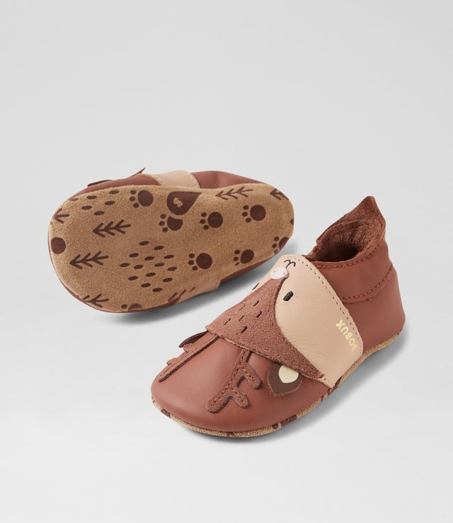 Bobux Soft Soles Fawna - Mocha Beige