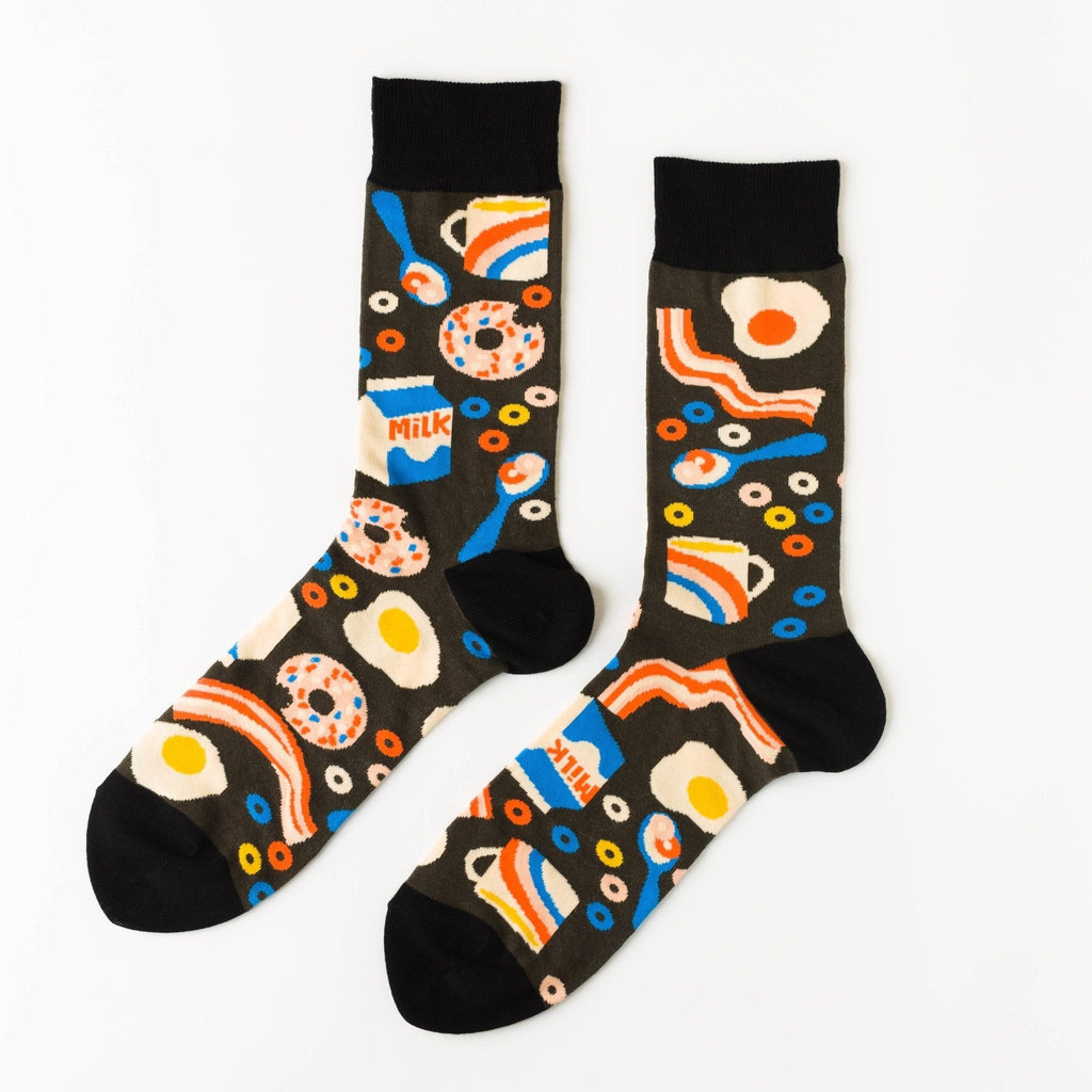 Mens Socks - Breakfast