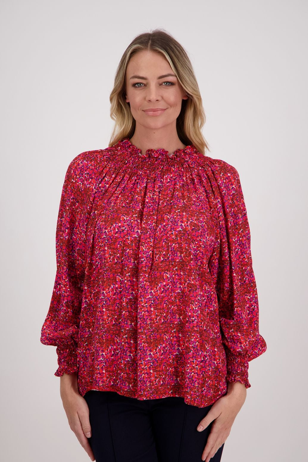 Briarwood Hollis Top - Red Floral Was $299 Now