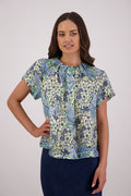 Briarwood Pia Top - Blue Paisley