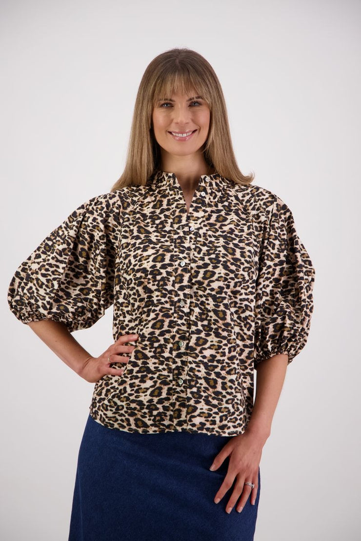 Samantha Shirt - Leopard