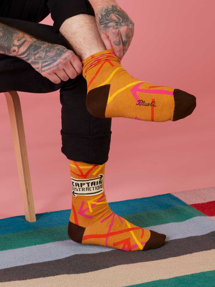 Mens Socks - Captain Distraction