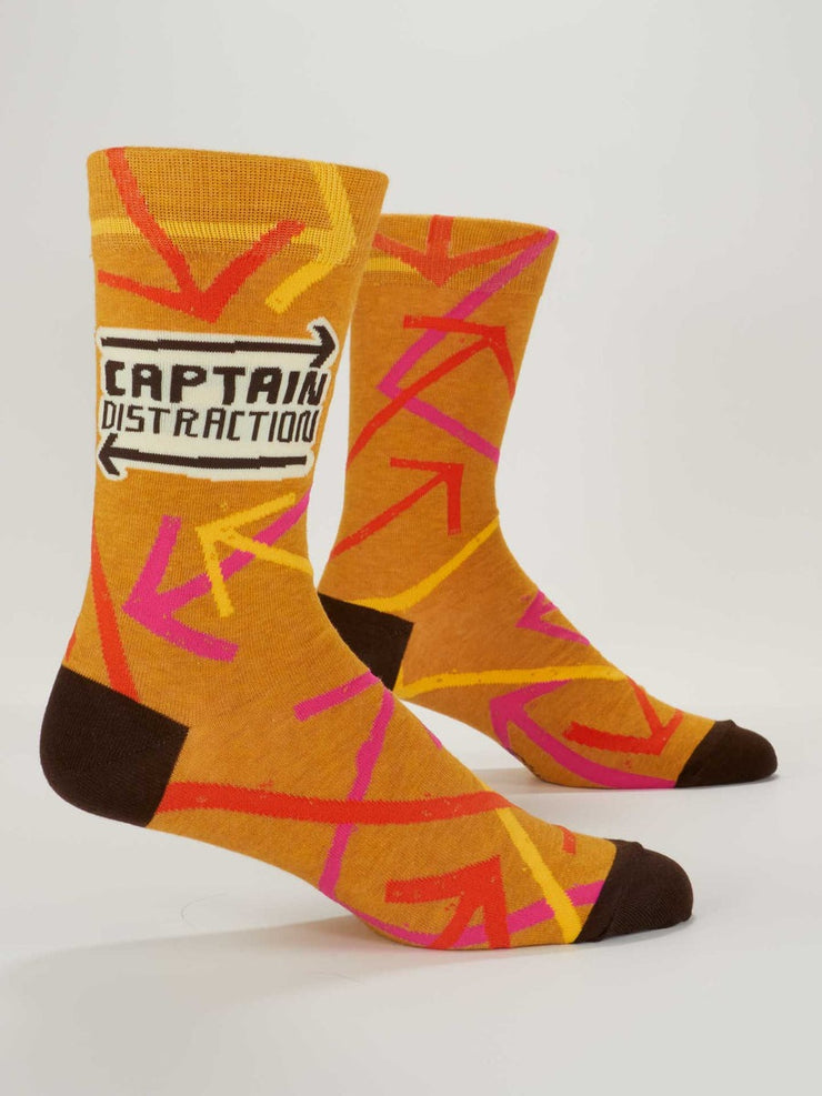 Mens Socks - Captain Distraction