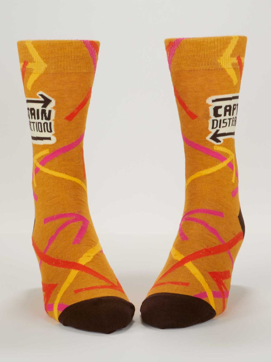 Mens Socks - Captain Distraction