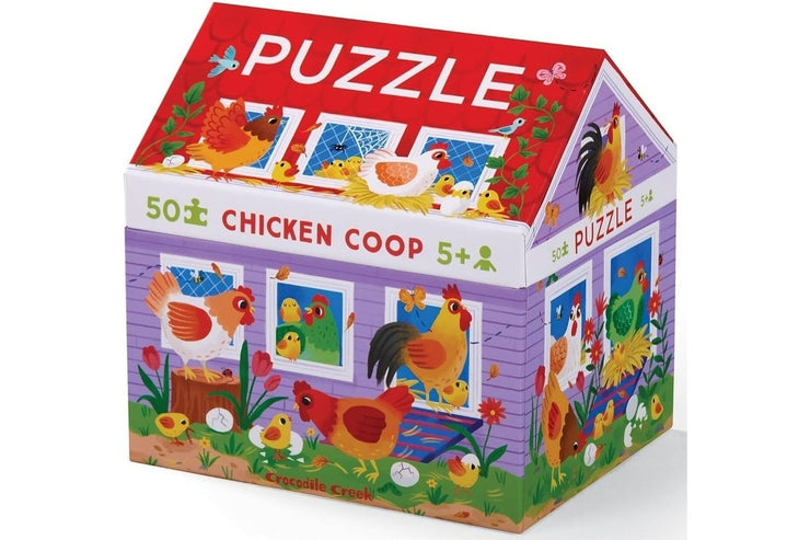 House Puzzle Chicken Coop - 50 pce