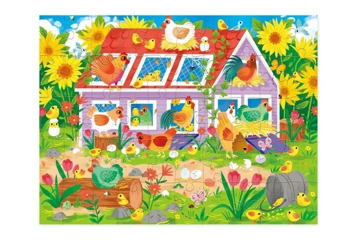 House Puzzle Chicken Coop - 50 pce