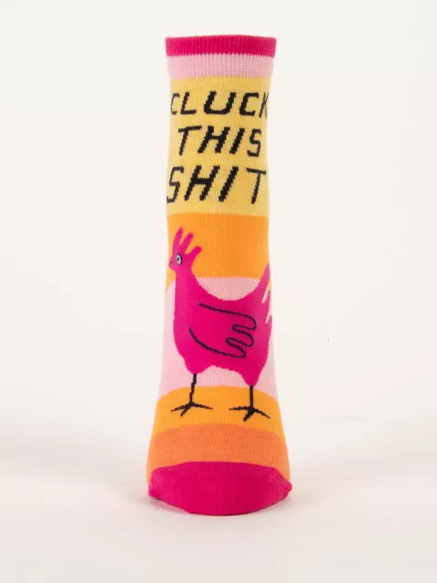 Womens Ankle Socks - Cluck This