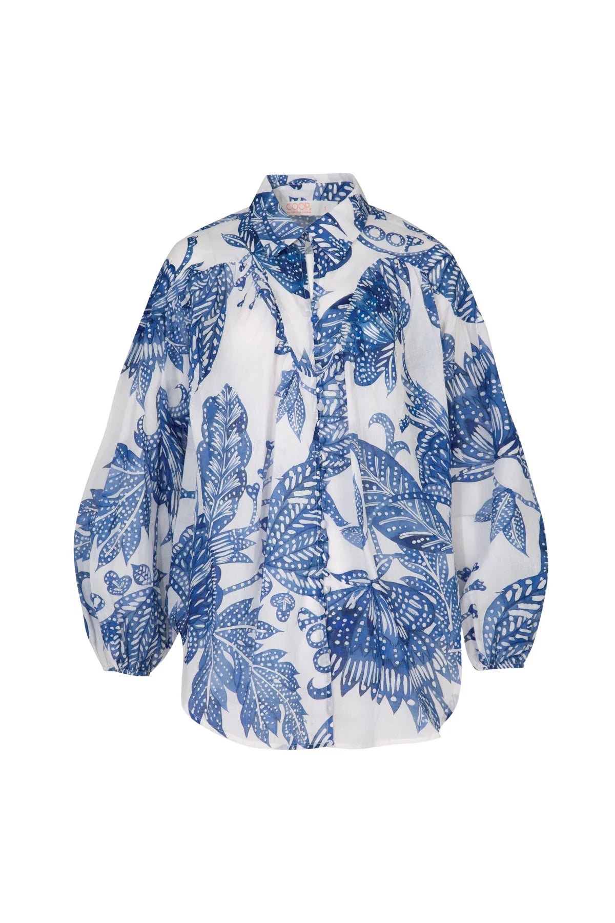 Coop Belle of the Billow Blouse - Blue-Tanical