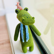 Crochet Crocodile - Olive