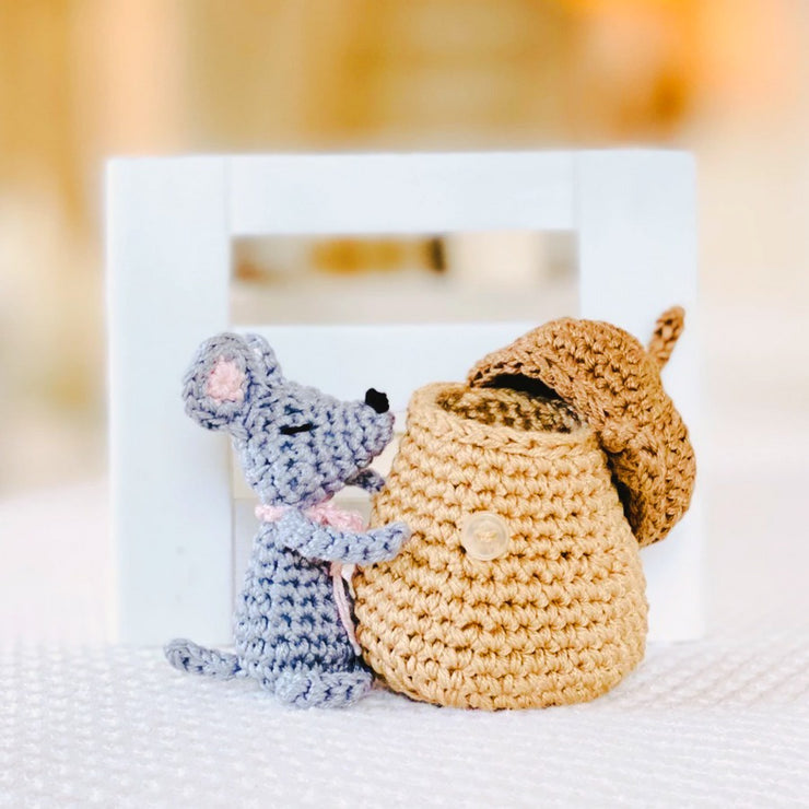 Crochet Mini Mouse In Acorn
