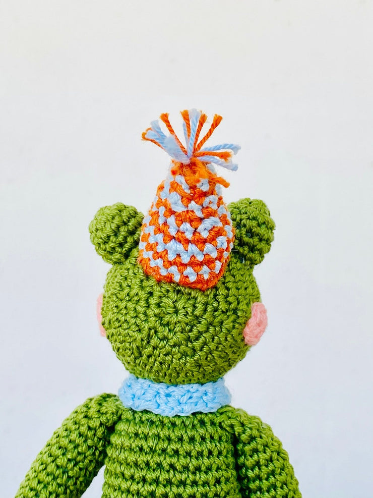 Crochet Crocodile - Olive