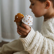 Crochet Ice Cream Rattle