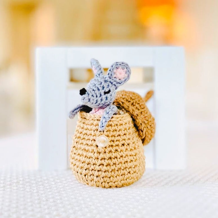 Crochet Mini Mouse In Acorn