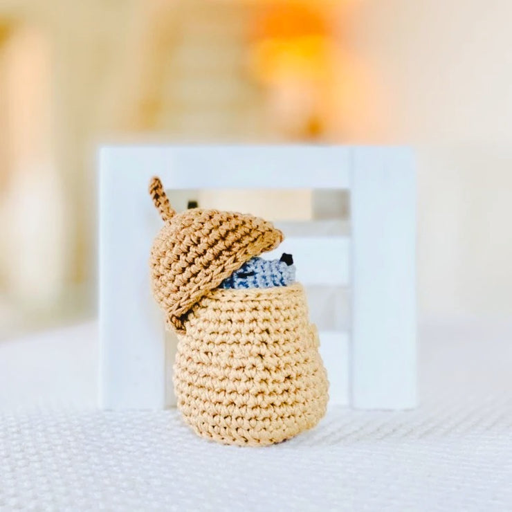 Crochet Mini Mouse In Acorn