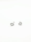Sterling Silver Crystal Teardrop Earrings