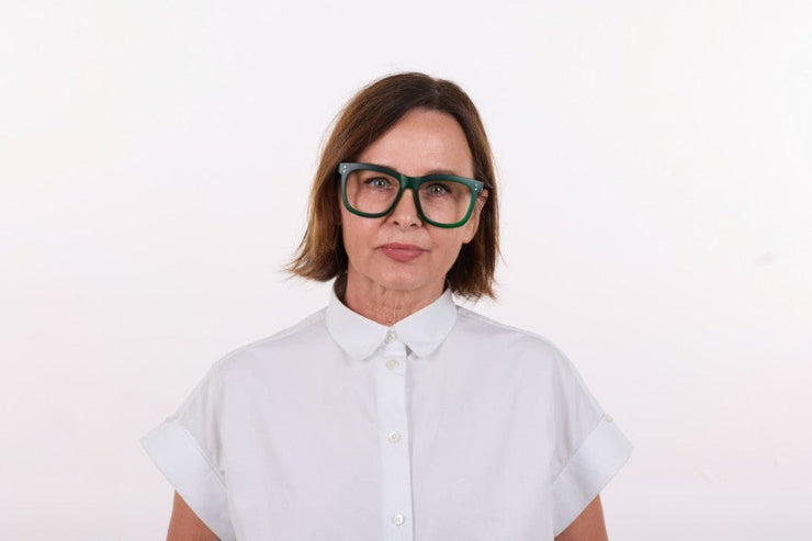 11am Reader Glass - Green