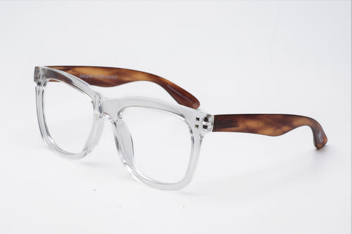 11am Reader Glasses - Crystal w Havana