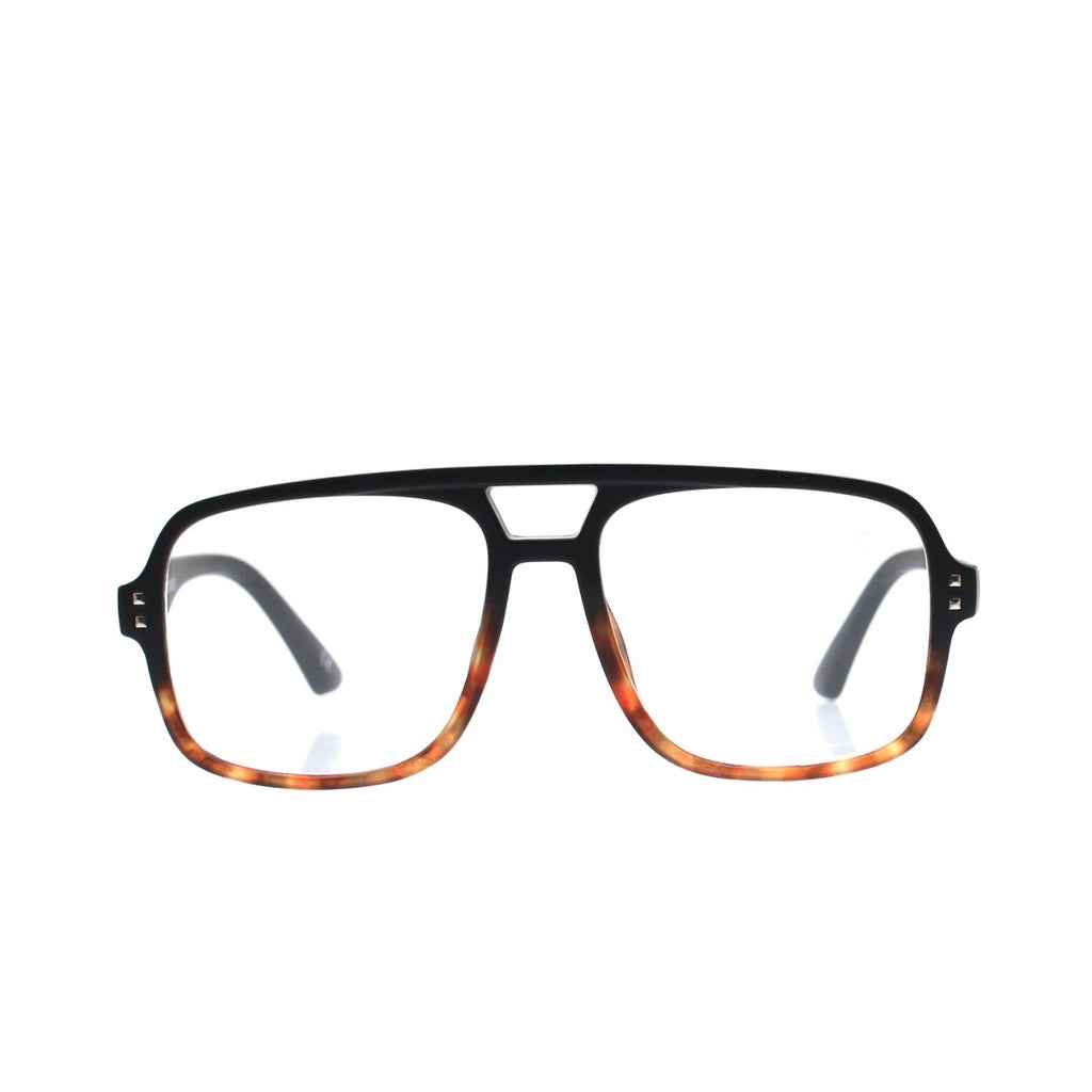 12pm Reader Glasses - Black to Tort